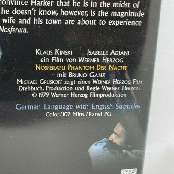 Nosferatu Phantom Der Nacht VHS Tape 99 - Picture 8 of 12
